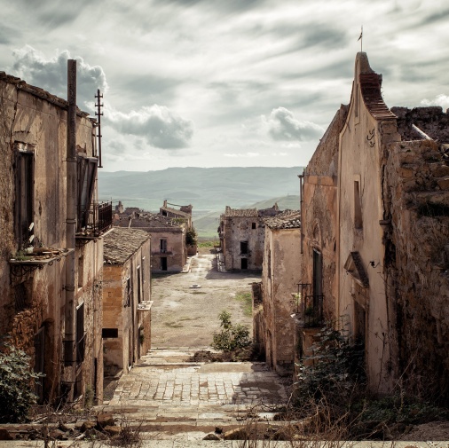 Tears of stone-The ghost town of Poggioreale (Trapani-2013)
