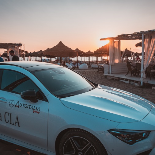 Mercedes-Benz CLA --> Summer event for La Siesta Beach